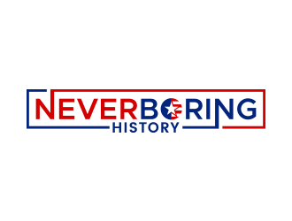 Never Boring History logo design by lexipej