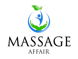 Massage Affair  logo design by jetzu