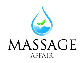 Massage Affair  logo design by jetzu
