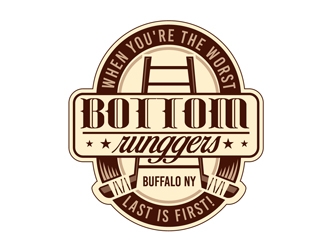 Bottom Runggers logo design by DreamLogoDesign