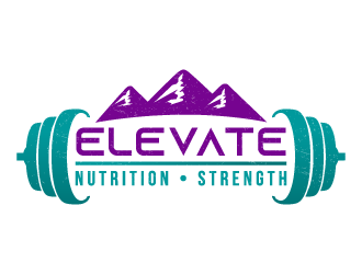 ELEVATE Nutrition Strength logo design by akilis13