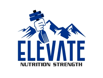 ELEVATE Nutrition Strength logo design by galaxy5