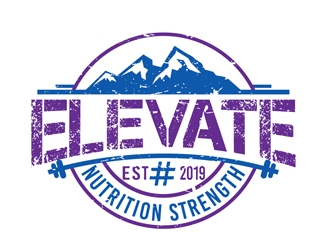 ELEVATE Nutrition Strength logo design by DreamLogoDesign