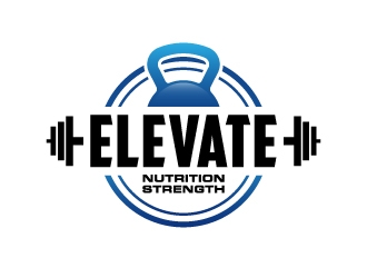 ELEVATE Nutrition Strength logo design by labo