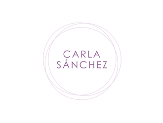 Carla Sánchez logo design by bomie