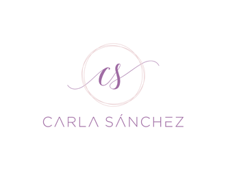 Carla Sánchez logo design by alby