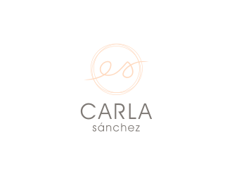 Carla Sánchez logo design by Asani Chie