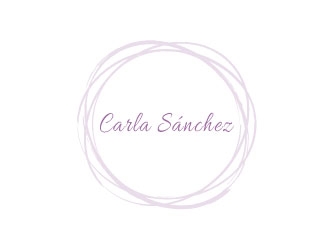 Carla Sánchez logo design by AYATA