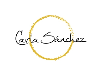 Carla Sánchez logo design by Foxcody
