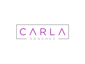 Carla Sánchez logo design by ndaru