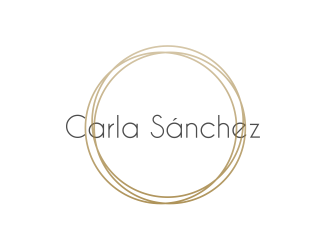 Carla Sánchez logo design by serprimero