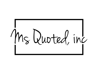 Ms Quoted, Inc logo design by Purwoko21