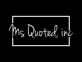Ms Quoted, Inc logo design by Purwoko21
