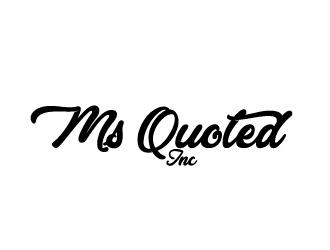 Ms Quoted, Inc logo design by ElonStark