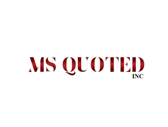 Ms Quoted, Inc logo design by Roma