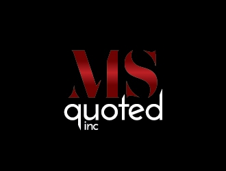 Ms Quoted, Inc logo design by Roma