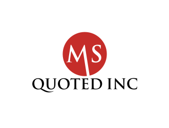 Ms Quoted, Inc logo design by BintangDesign