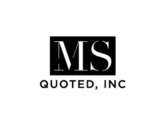 Ms Quoted, Inc logo design by maserik