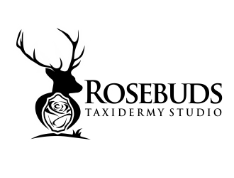 Rosebuds Taxidermy Studio logo design by ruki