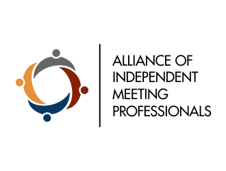 Alliance of Independent Meeting Professionals  logo design by oke2angconcept