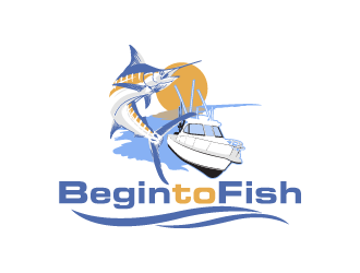 Begin To Fish logo design by yurie