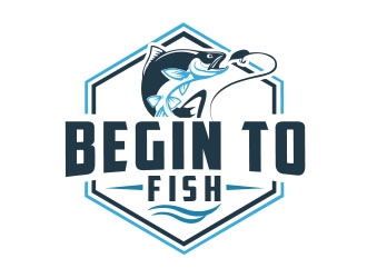 Begin To Fish logo design by Benok