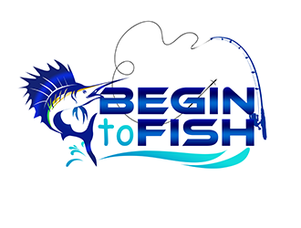 Begin To Fish logo design by 3Dlogos