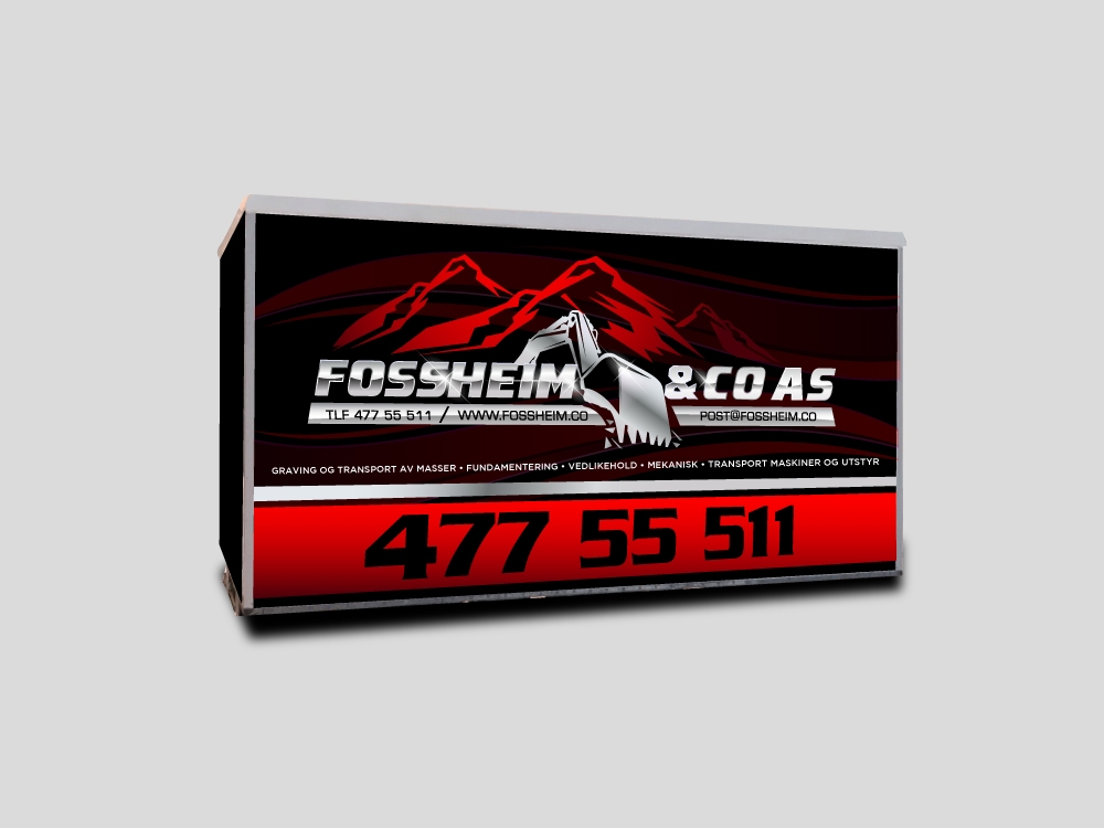 Fossheim & Co AS           logo design by labo