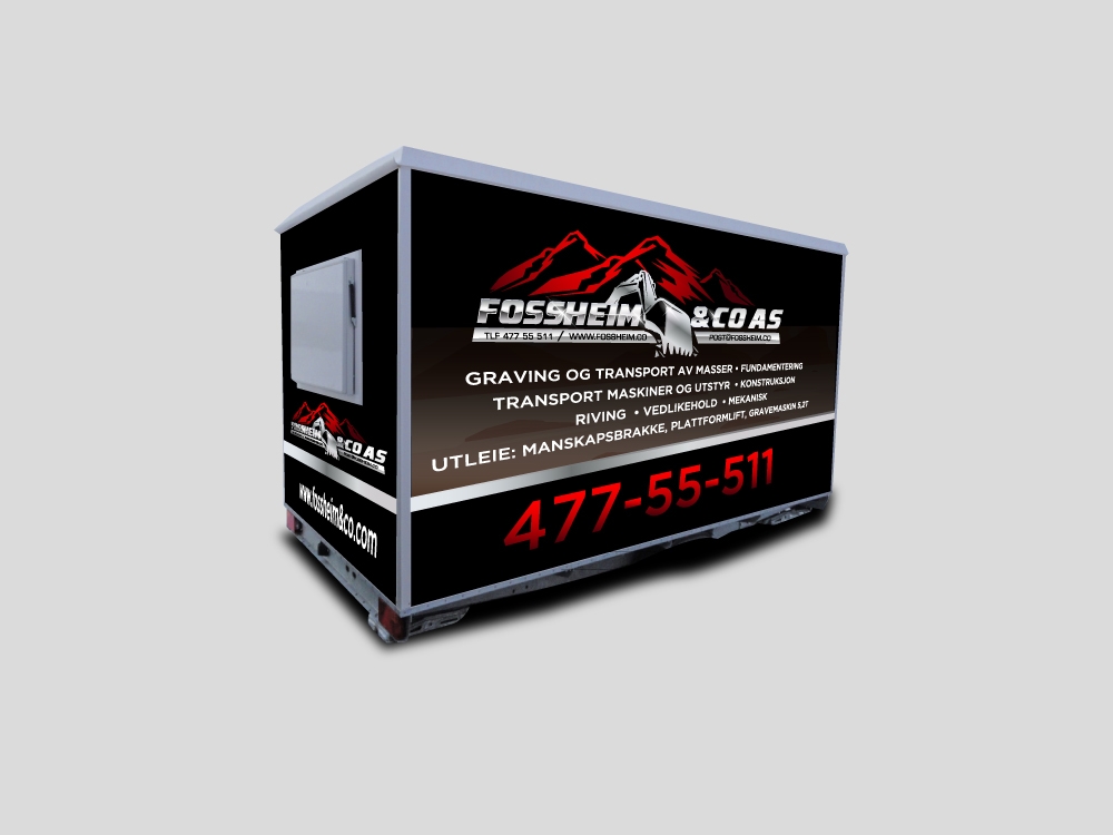 Fossheim & Co AS           logo design by labo