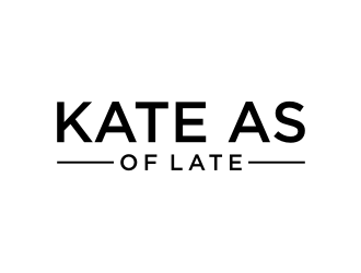 Kate as of Late logo design by nurul_rizkon