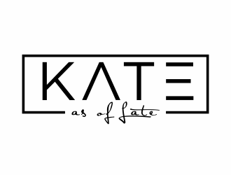 Kate as of Late logo design by afra_art
