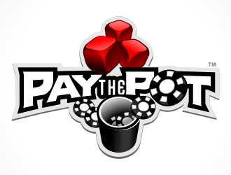 pay the pot logo design by sgt.trigger
