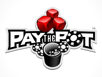 pay the pot logo design by sgt.trigger