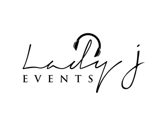 Lady J Events logo design by ammad