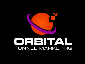 Orbital Funnel Marketing logo design by kunejo
