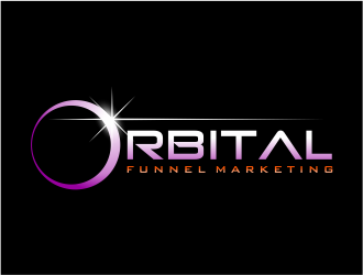 Orbital Funnel Marketing logo design by mutafailan