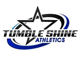 Tumble Shine Athletics logo design by PMG