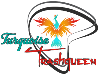 Turquoise Trashqueen logo design by nona