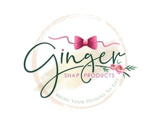 Ginger Snap Products logo design by REDCROW