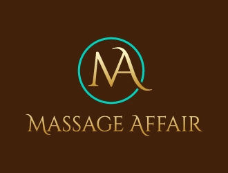 Massage Affair  logo design by jaize