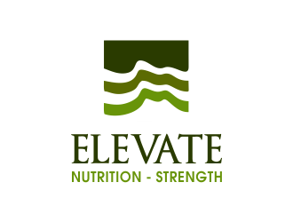 ELEVATE Nutrition Strength logo design by JessicaLopes
