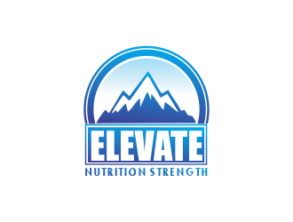 ELEVATE Nutrition Strength logo design by giphone