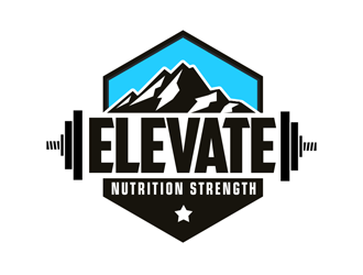 ELEVATE Nutrition Strength logo design by kunejo