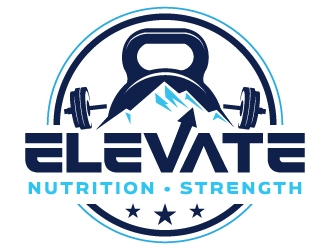 ELEVATE Nutrition Strength logo design by jaize
