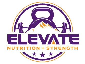 ELEVATE Nutrition Strength logo design by jaize