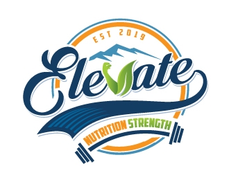 ELEVATE Nutrition Strength logo design by REDCROW