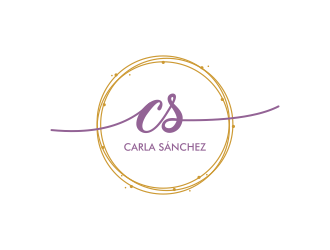 Carla Sánchez logo design by rezadesign