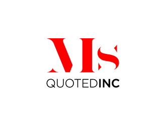 Ms Quoted, Inc logo design by hwkomp