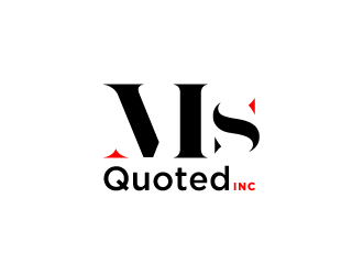 Ms Quoted, Inc logo design by hwkomp