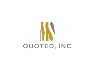 Ms Quoted, Inc logo design by checx